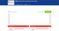 Desktop Screenshot of educationleadersbuyersguide.com