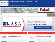 Tablet Screenshot of educationleadersbuyersguide.com